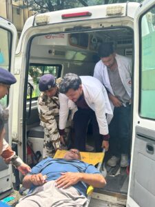 70 से अधिक घायलों का इलाज