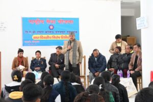 एनएसएस शिविर युवाओं में अनुशासन, राष्ट्रभक्ति और सामाजिक जिम्मेदारी का सशक्त मंच : गणेश जोशी